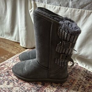 Gray Bearpaw boots